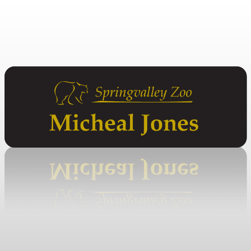Zoo 14 Engraved Name Badge 