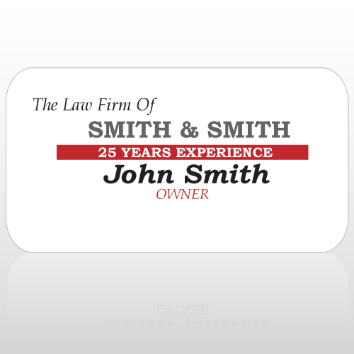 Law 05 Name Badge