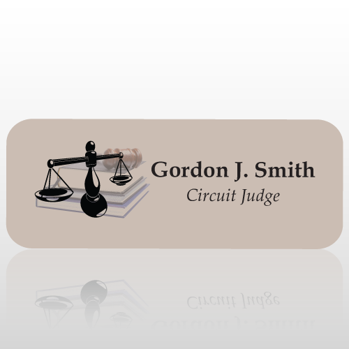 Court 54 Name Badge