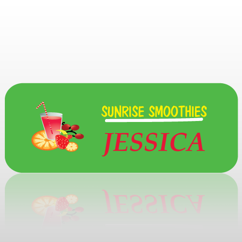 Smooth 51 Name Badges