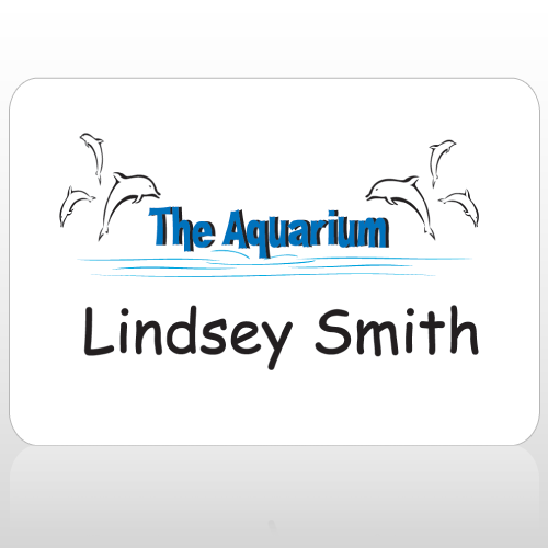 Aquarium 52 Name Badge