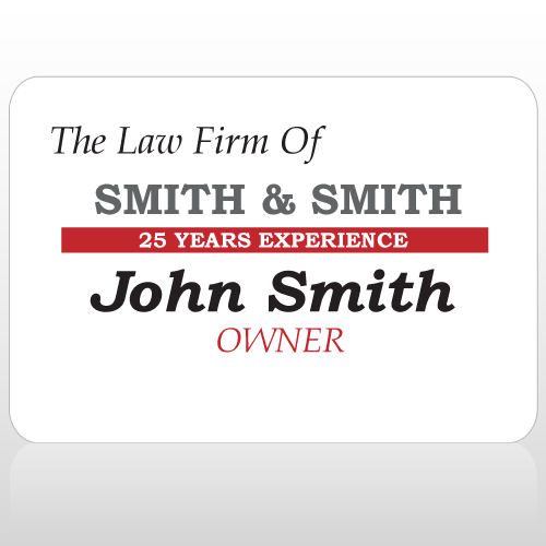 Law 05 Name Badge