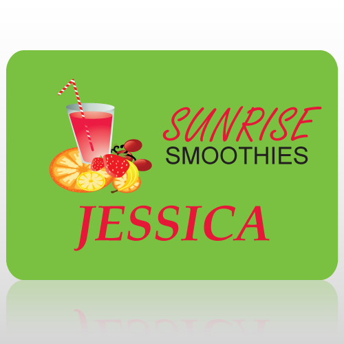 Smooth 51 Name Badge