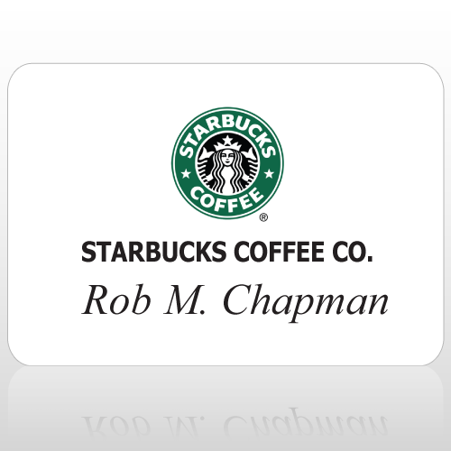Starbucks 1 Name Badge