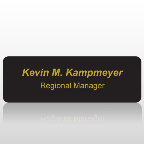 Starbucks 2 Engraved Name Badge