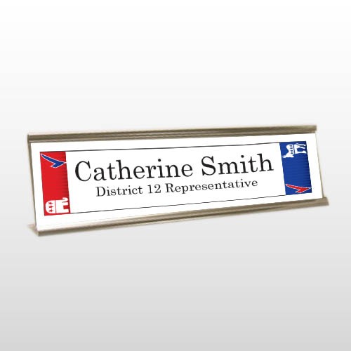 Vote 48 Desk Name Plate
