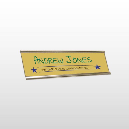 Blue Star 21 Wall Name Plate