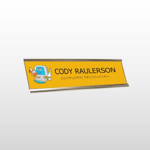 Computer 42 Wall Name Plate