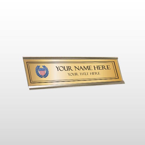 Gold 44 Wall Name Plate