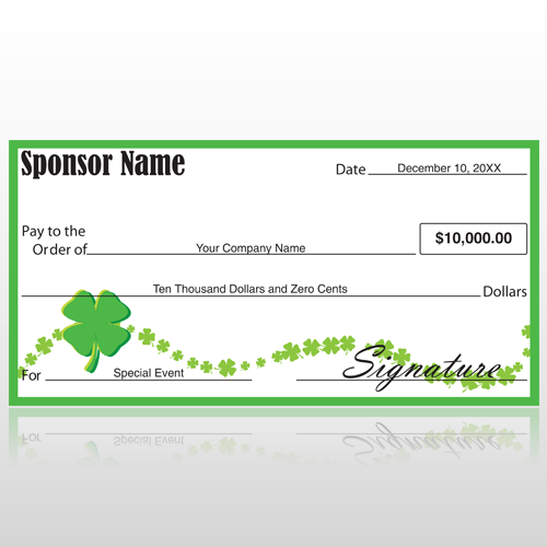 Oversized Check 18
