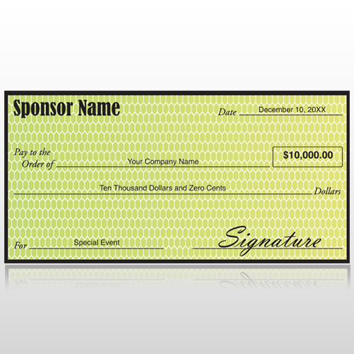 Oversized Check 2