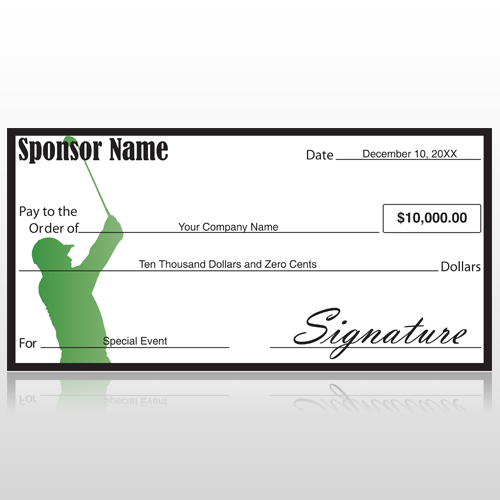Oversized Check 24