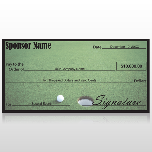 Oversized Check 27