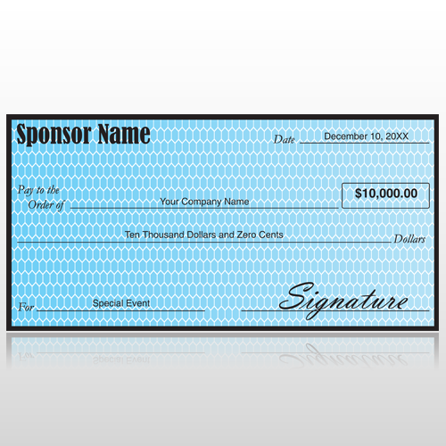 Oversized Check 4