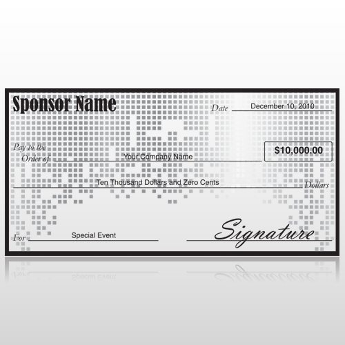 Oversized Check 5