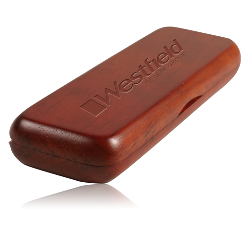 Customizable Rosewood Slim Line Pen Box