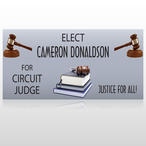 Book Gavel 275 Custom Sign