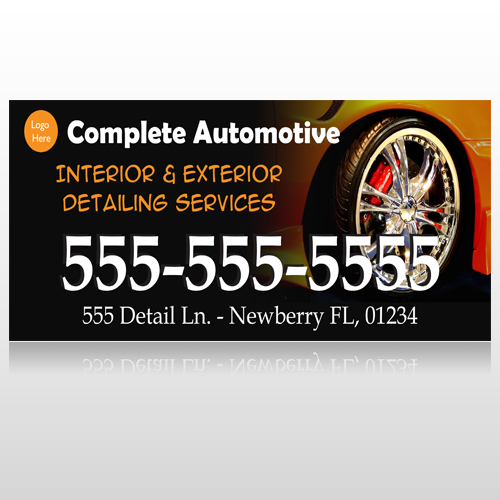 Detailing Services 115 Custom Banner