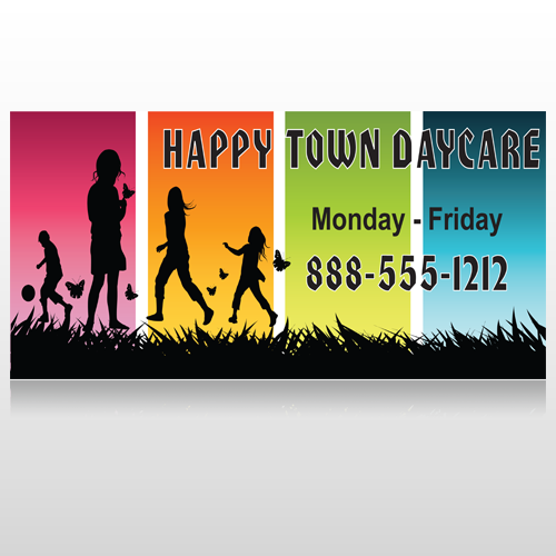 Happy Town 181 Custom Sign