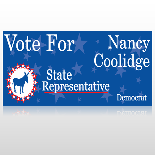 Vote Donkey Democrat 265 Custom Sign