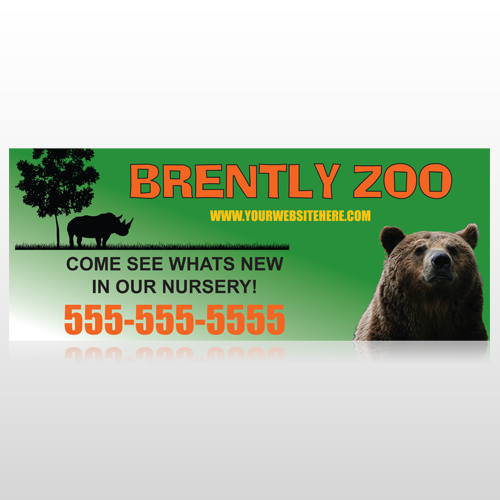 Bear Zoo 302 Custom Banner