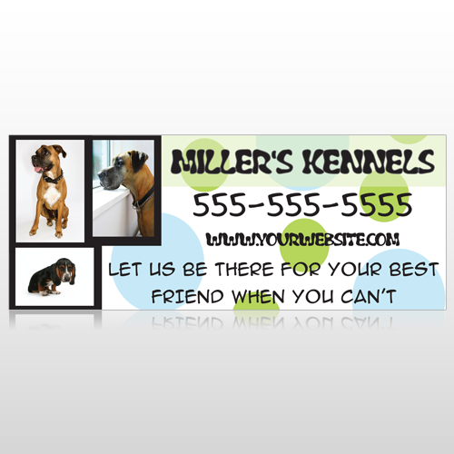 Dog Kennels 300 Custom Banner