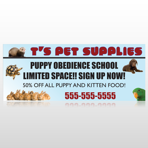 Pet Supplies 305 Custom Banner