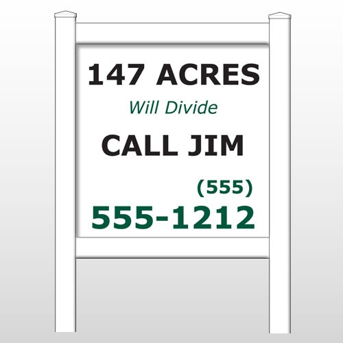 Acres 464 48"H x 48"W Site Sign