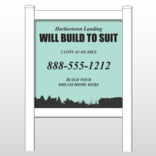 Landing 448 48"H x 48"W Site Sign