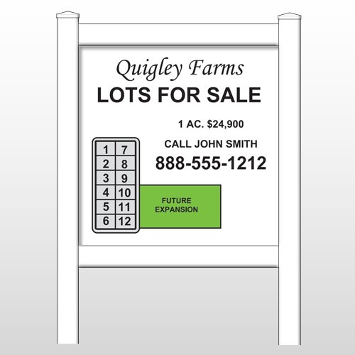 Quigley 481 48"H x 48"W Site Sign