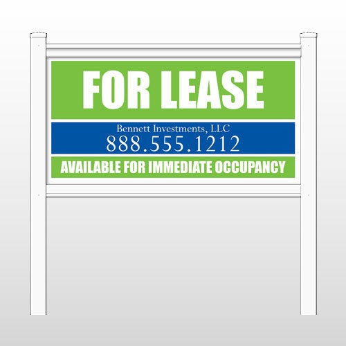Bennett 504 48"H x 96"W Site Sign