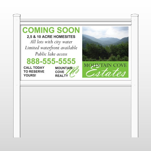 Cove 439 48"H x 96"W Site Sign