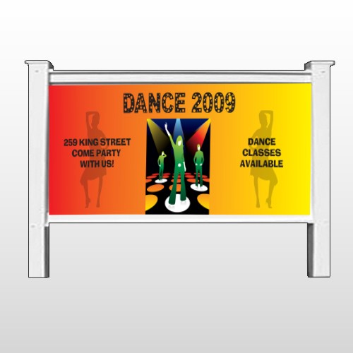 Dance Disco 518 48"H x 96"W Site Sign
