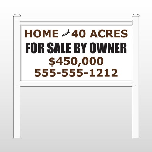 Home And 495 48"H x 96"W Site Sign