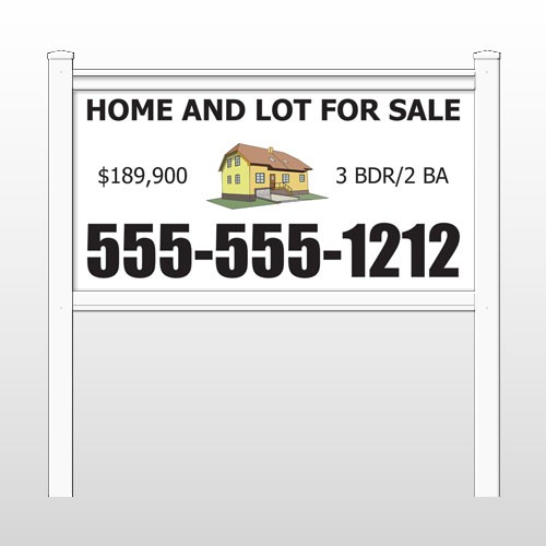 Home and Lot 455 48"H x 96"W Site Sign