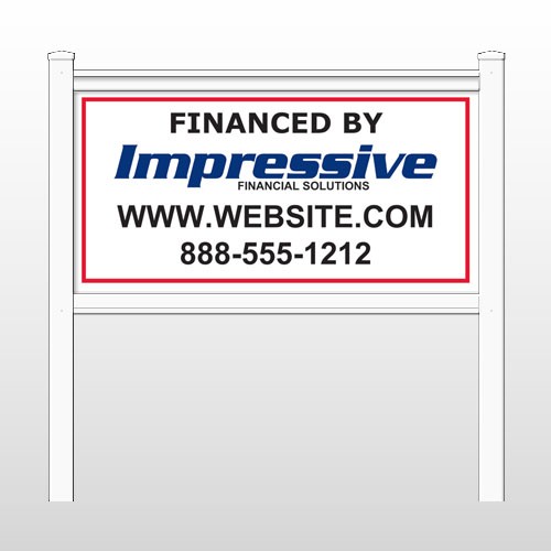 Impressive 468 48"H x 96"W Site Sign