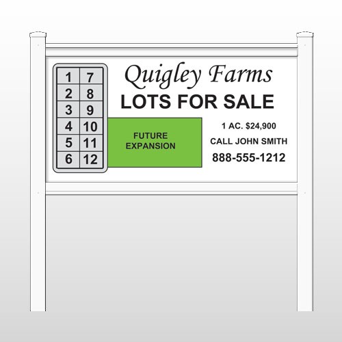 Quigley 481 48"H x 96"W Site Sign