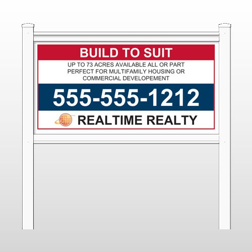 Realtime 498 48"H x 96"W Site Sign