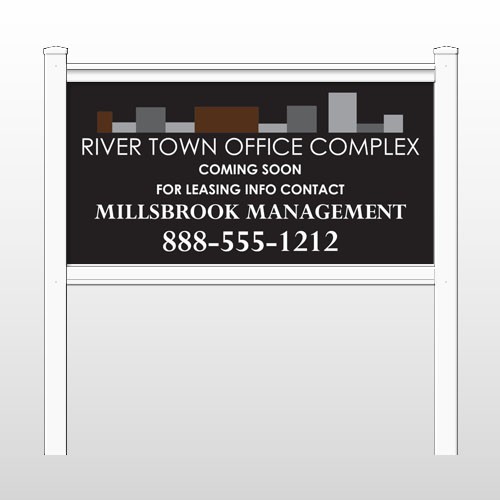 Rivertown 496 48"H x 96"W Site Sign