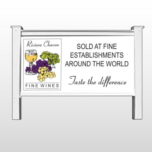 Wine 145 48"H x 96"W Site Sign