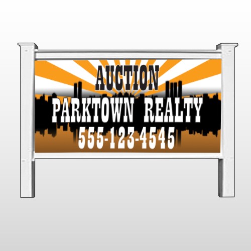 Auction Parktown 647 48"H x 96"W Site Sign