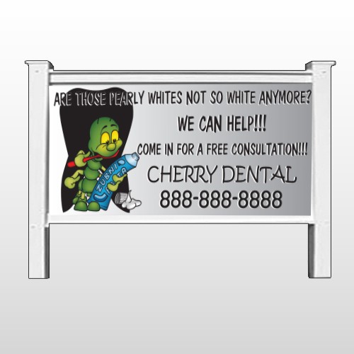 Brushing Germ 502 48"H x 96"W Site Sign