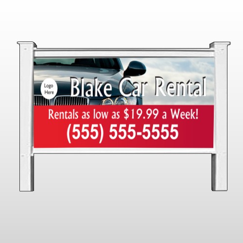 Car Rental 112 48"H x 96"W Site Sign