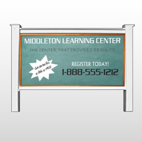 Chalk Board 157 48"H x 96"W Site Sign