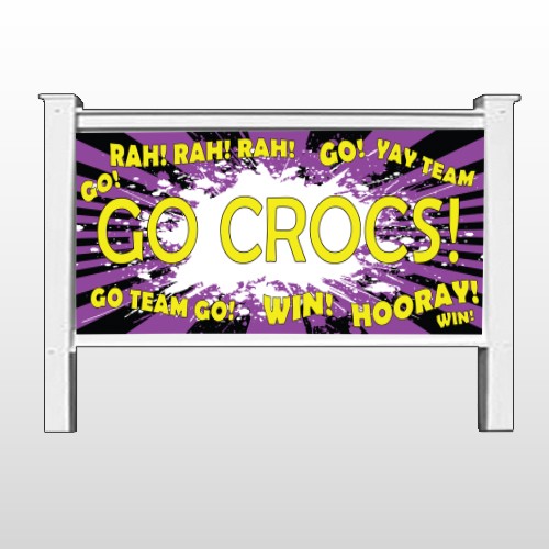 Crocs 42 48"H x 96"W Site Sign