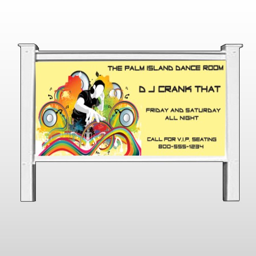DJ Crank Night 369 48"H x 96"W Site Sign
