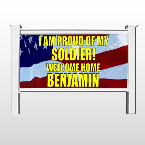 Flag 57 48"H x 96"W Site Sign