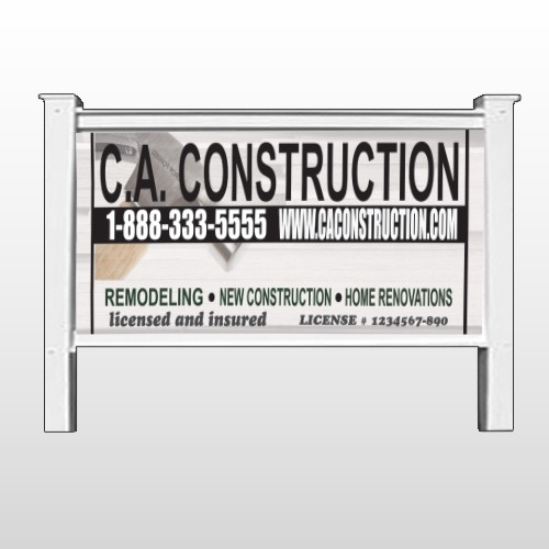 Hammer 498 48"H x 96"W  Site Sign