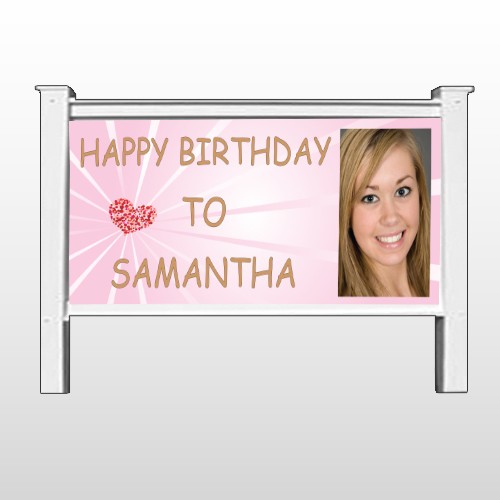 Happy B-Day Marley 10 48"H x 96"W Site Sign