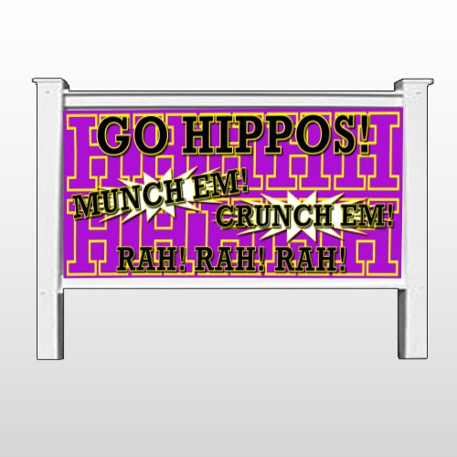 Hippos 45 48"H x 96"W Site Sign